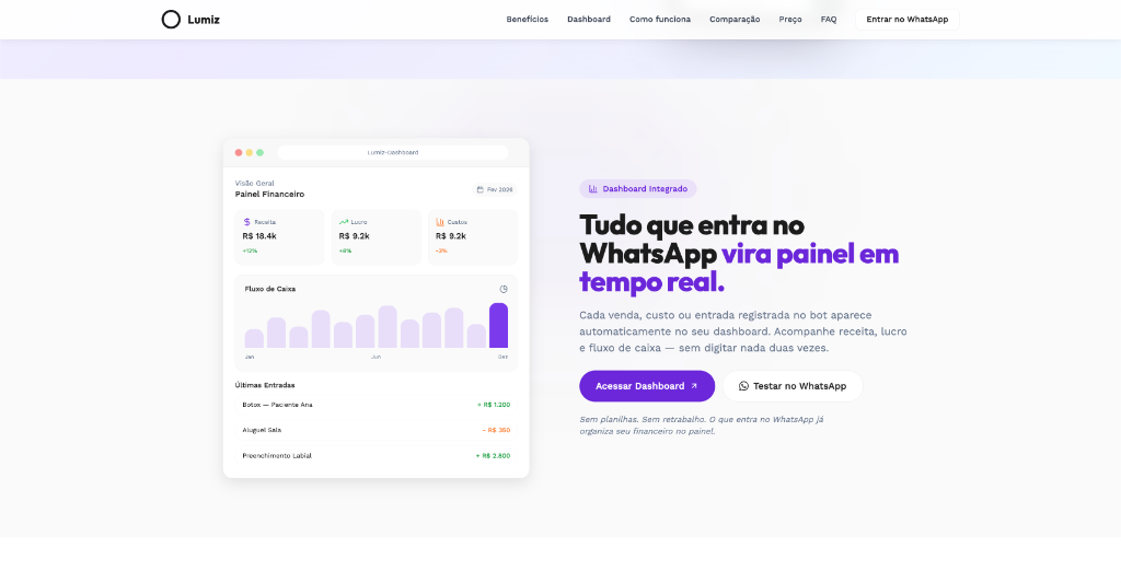 Lumiz Dashboard